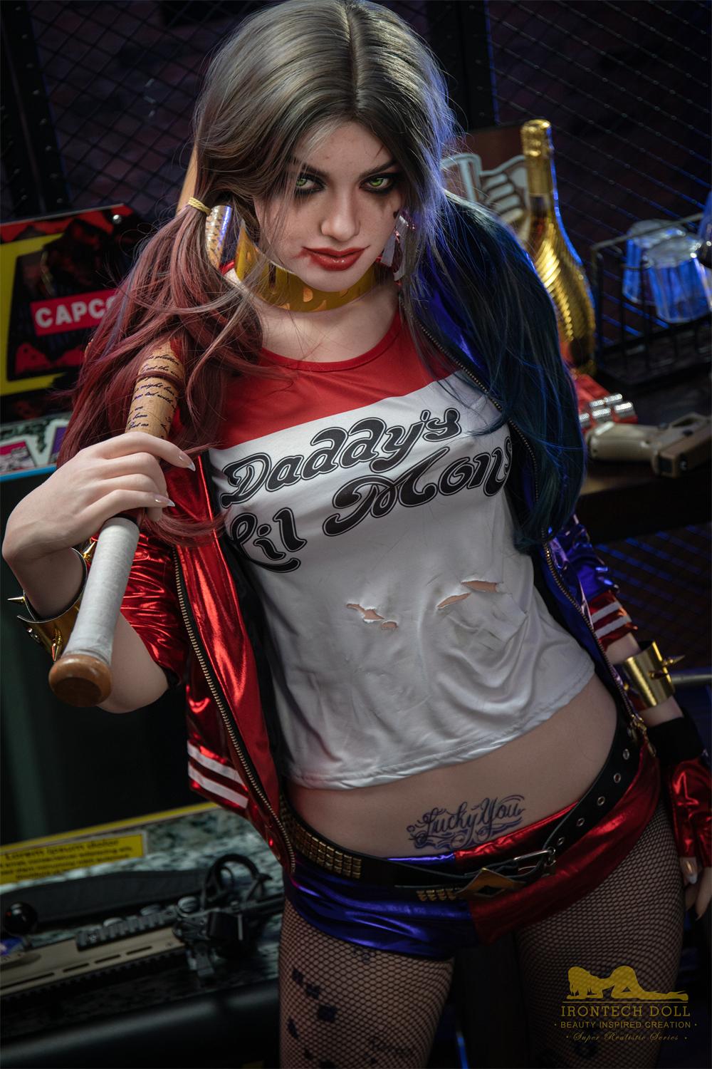 Cosplay Silikon Sexpuppe Harley | Real Doll Quinn