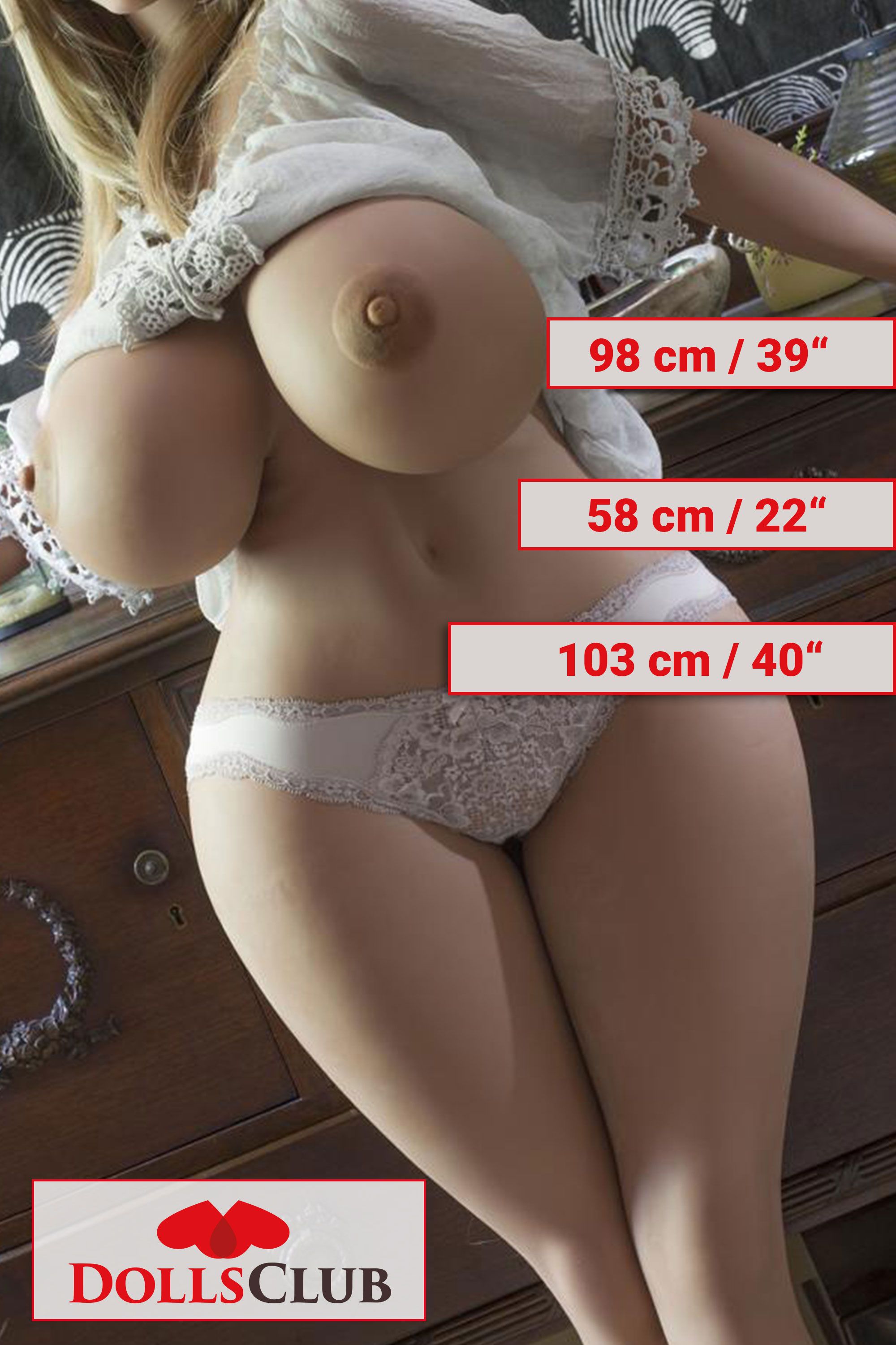 160cm M-Cup WM Doll mit großem Po