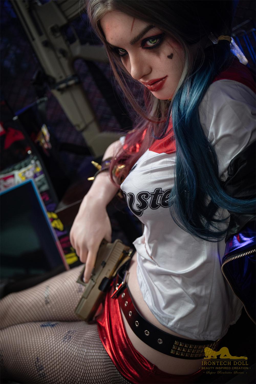 Cosplay Silikon Sexpuppe Harley | Real Doll Quinn