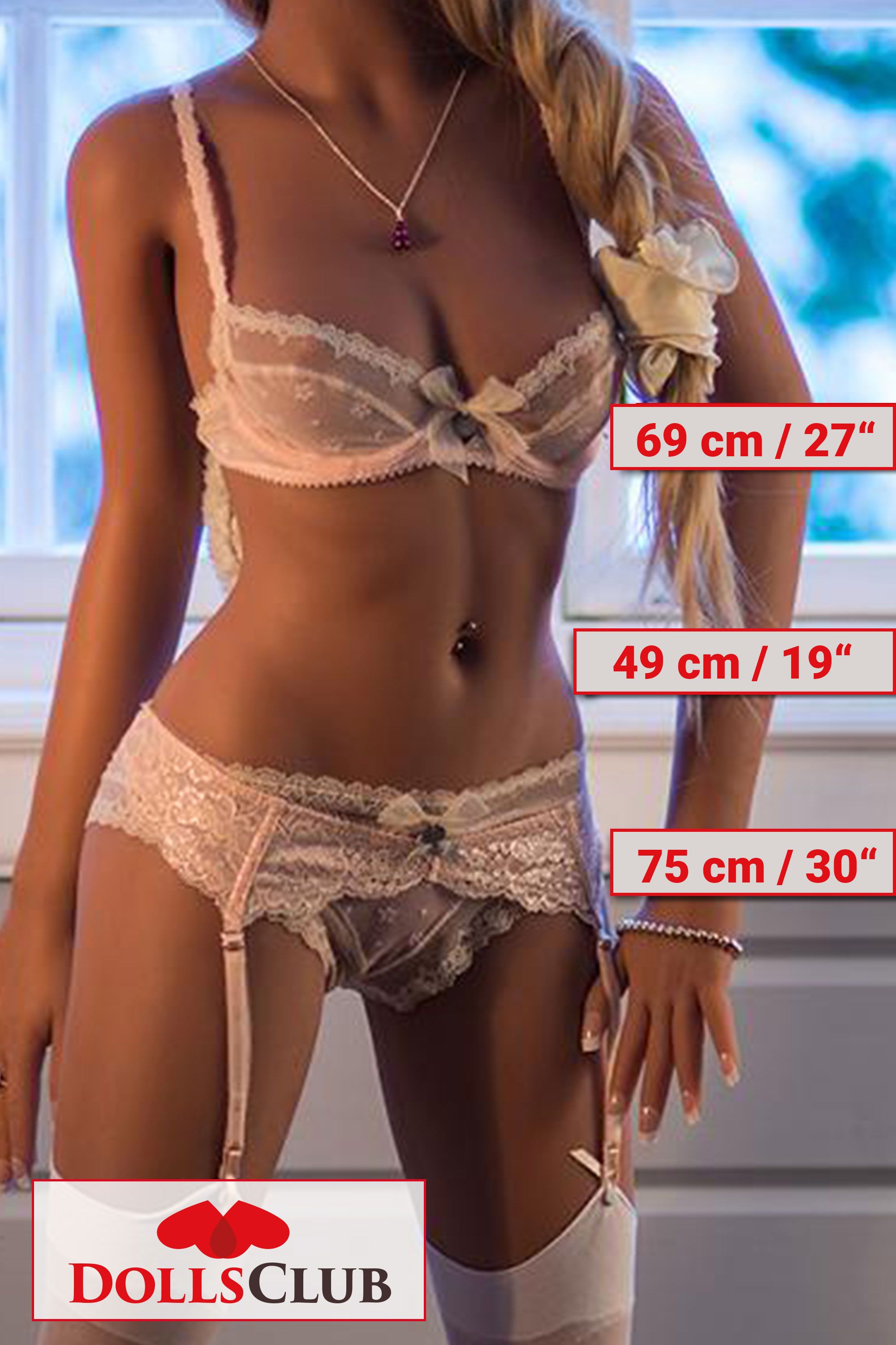 140cm Classic WM Doll mit kleiner Brust