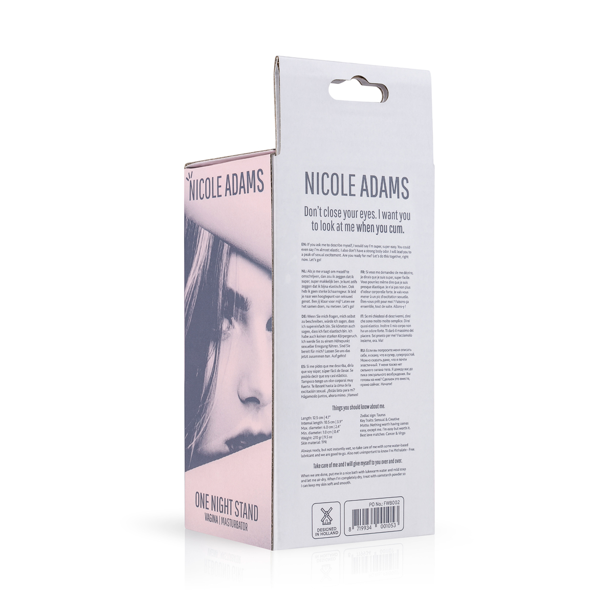 Masturbator Nicole Adams | Taschenmuschi mit echtem Gefühl