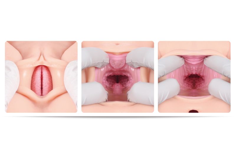Masturbator Victoria Inlay Detailansicht aus Silikon