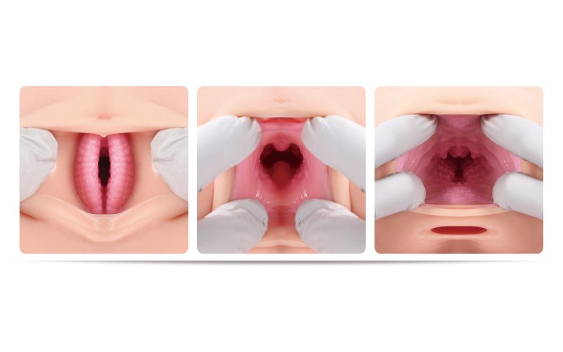 Masturbator Veronica Inlay Detailansicht aus Silikon