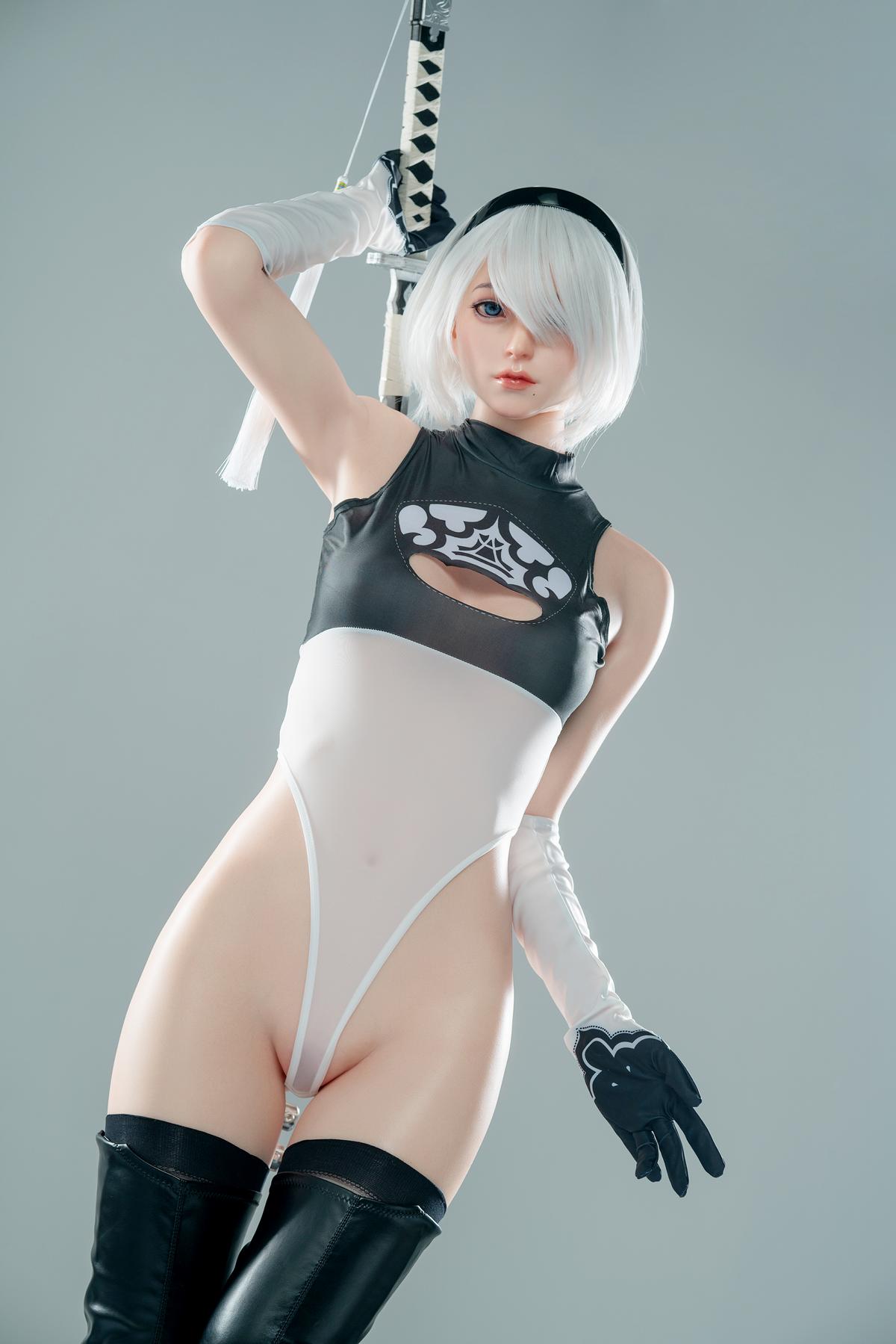 Anime Yorha Ultra Silikon Sexpuppe