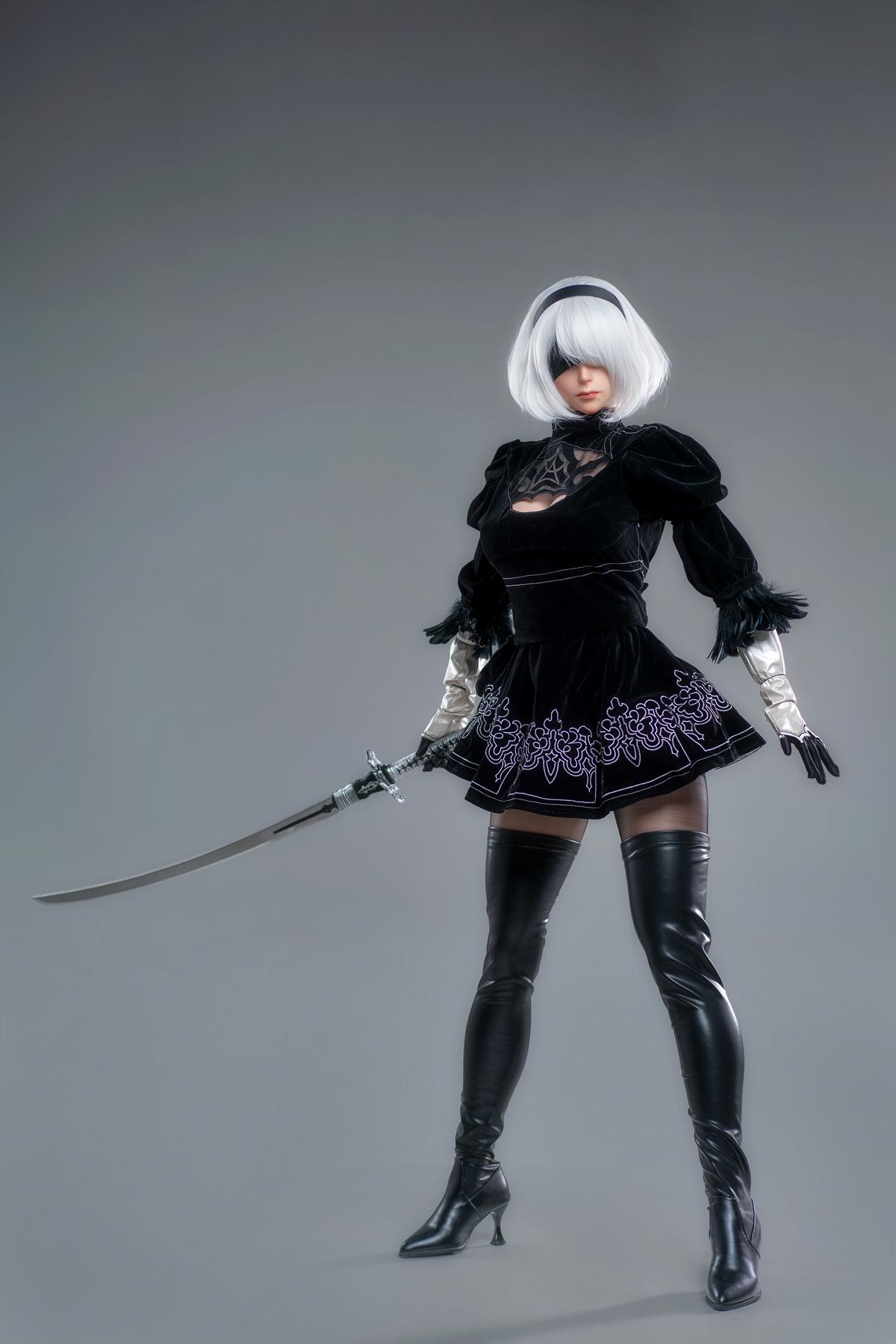 Cosplay Silikon Sexpuppe Yorha | Automata Sexdoll