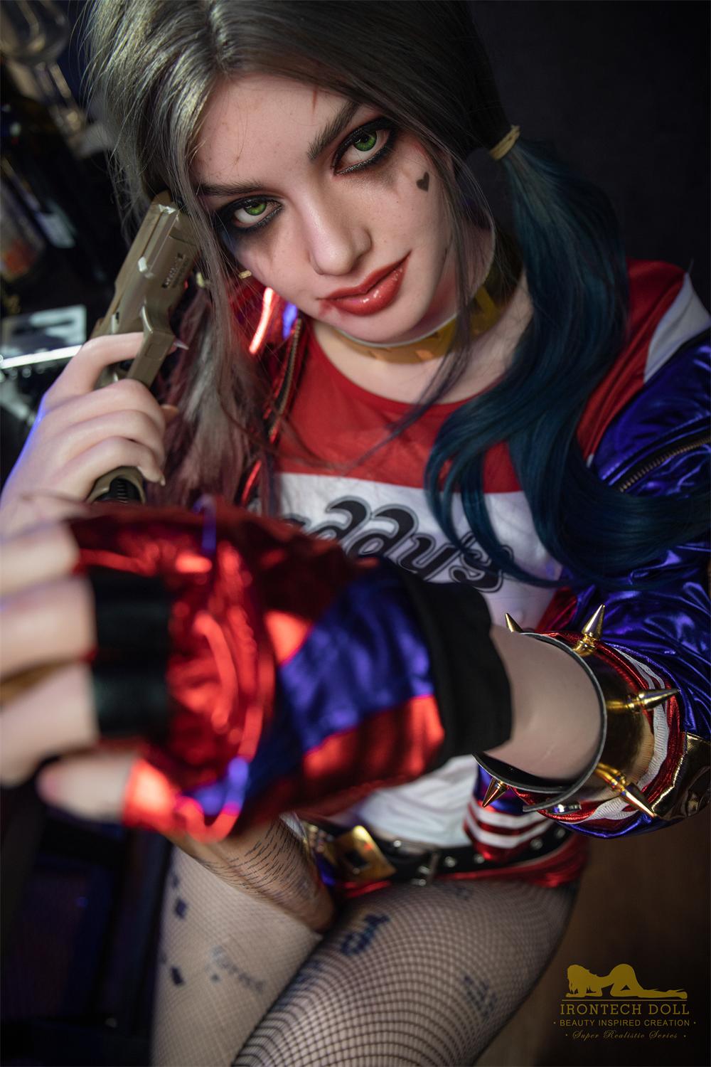 Cosplay Silikon Sexpuppe Harley | Real Doll Quinn