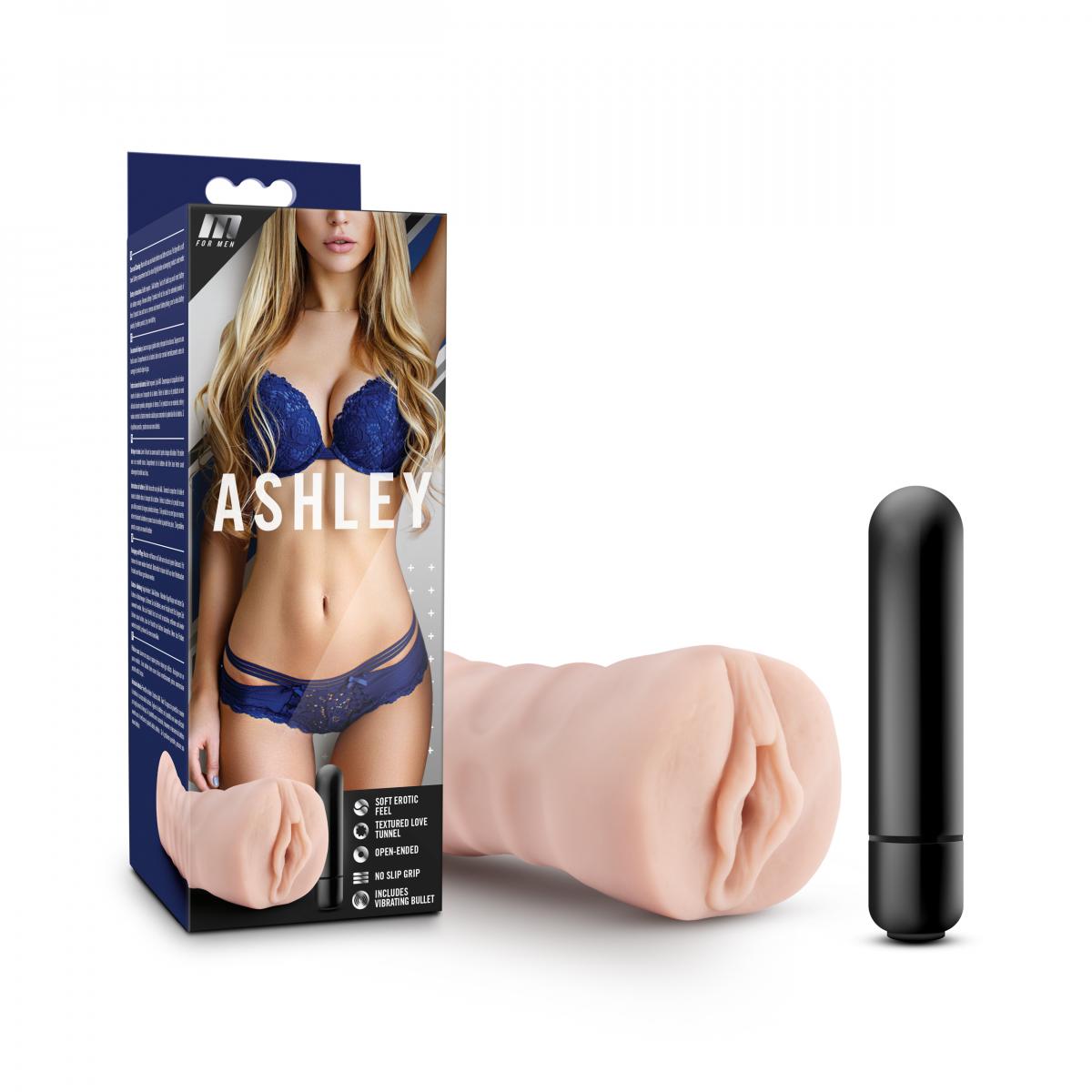 Masturbator Ashley mit Kugelvibrator | Taschenmuschi
