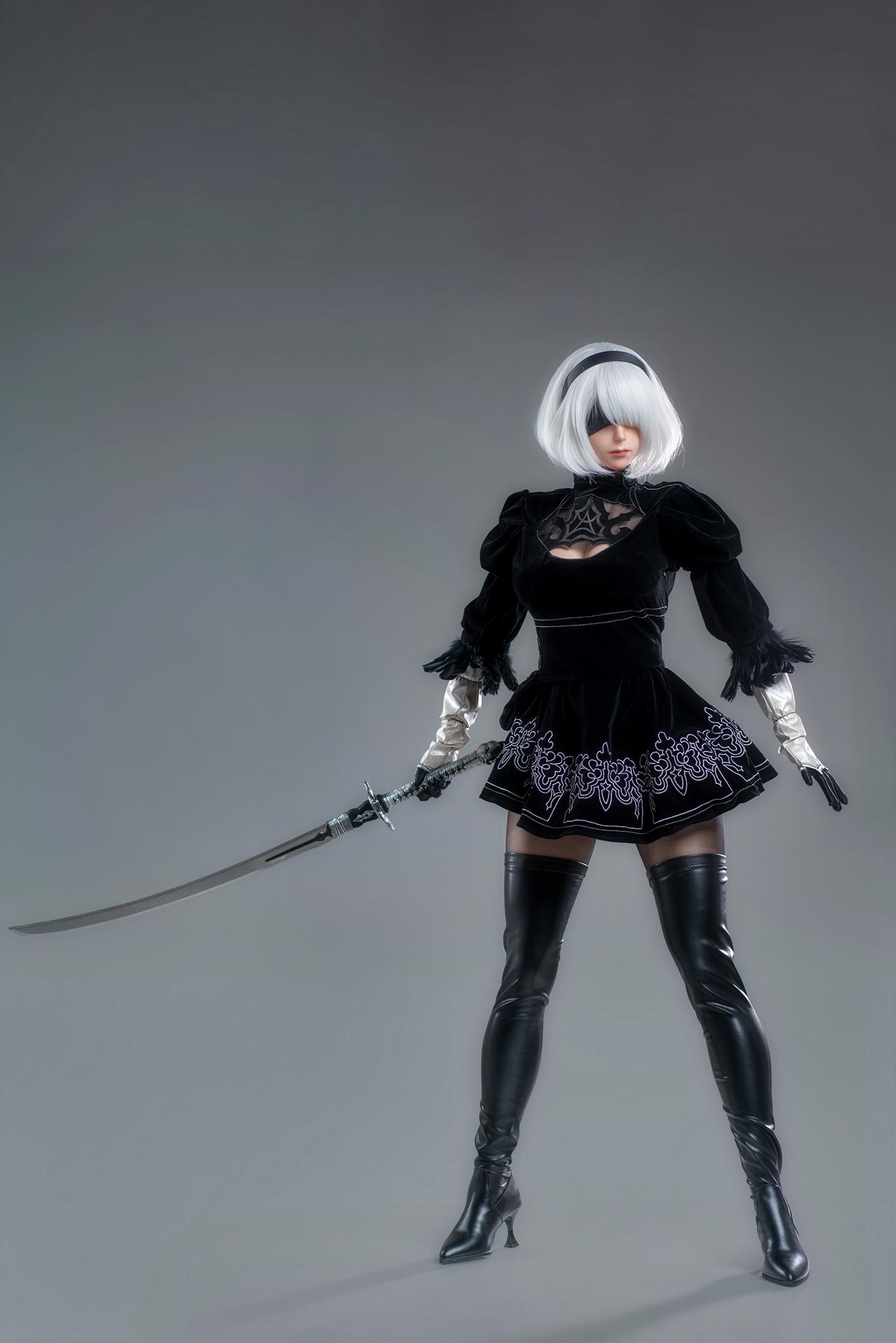 Cosplay Silikon Sexpuppe Yorha | Automata Sexdoll