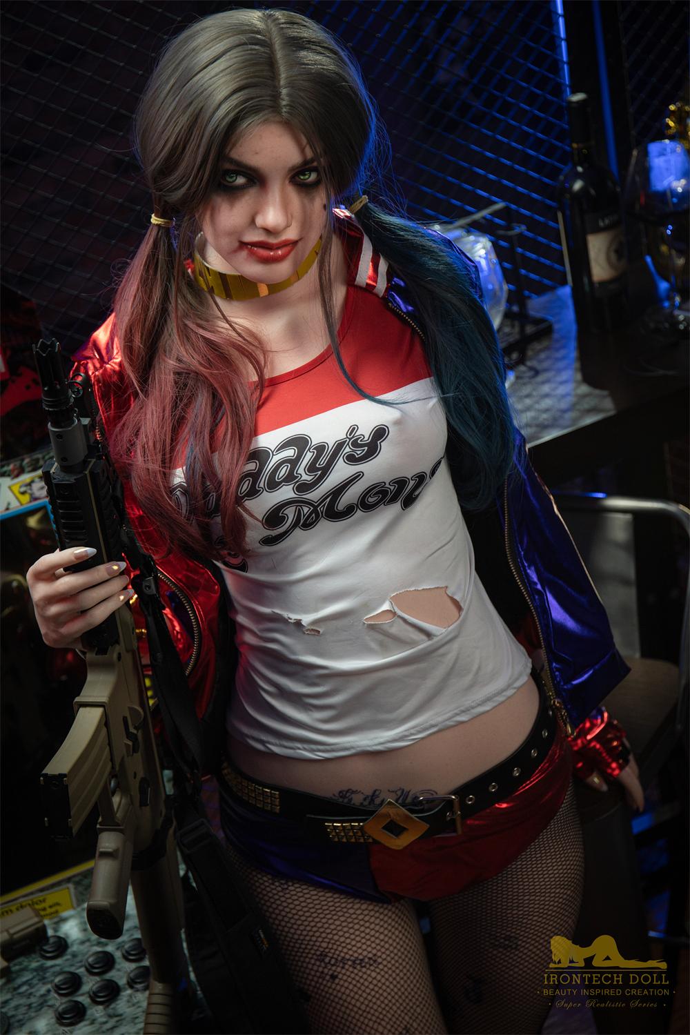 Cosplay Silikon Sexpuppe Harley | Real Doll Quinn