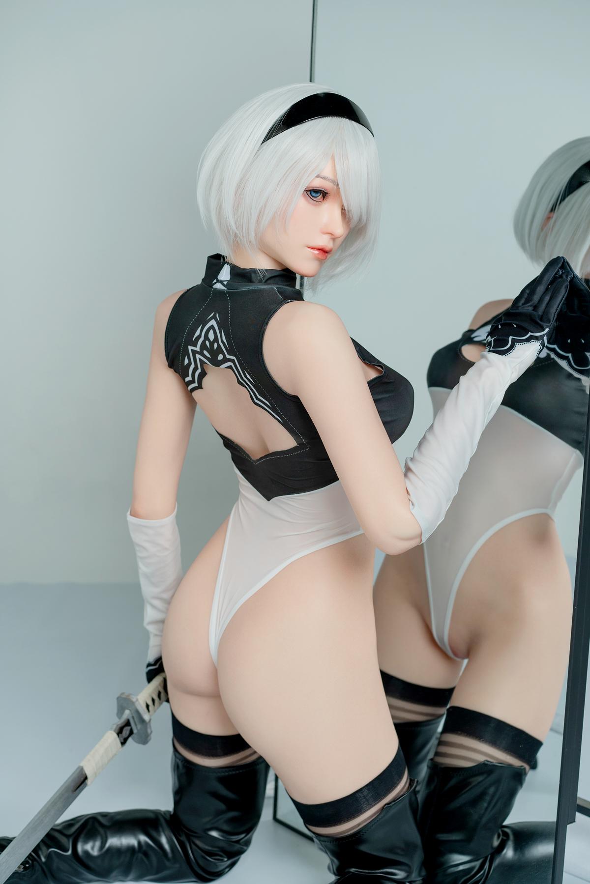 Anime Yorha Ultra Silikon Sexpuppe